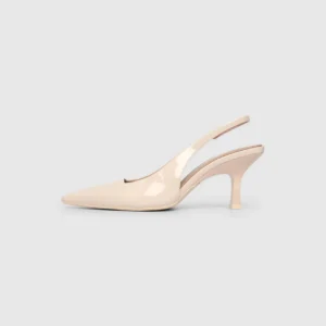 Décolleté slingback tinta unita
